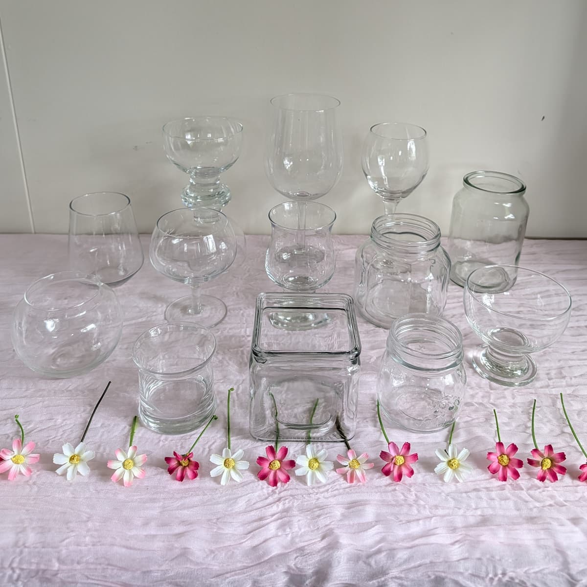 Assorted Glass Lolly Buffet Jars