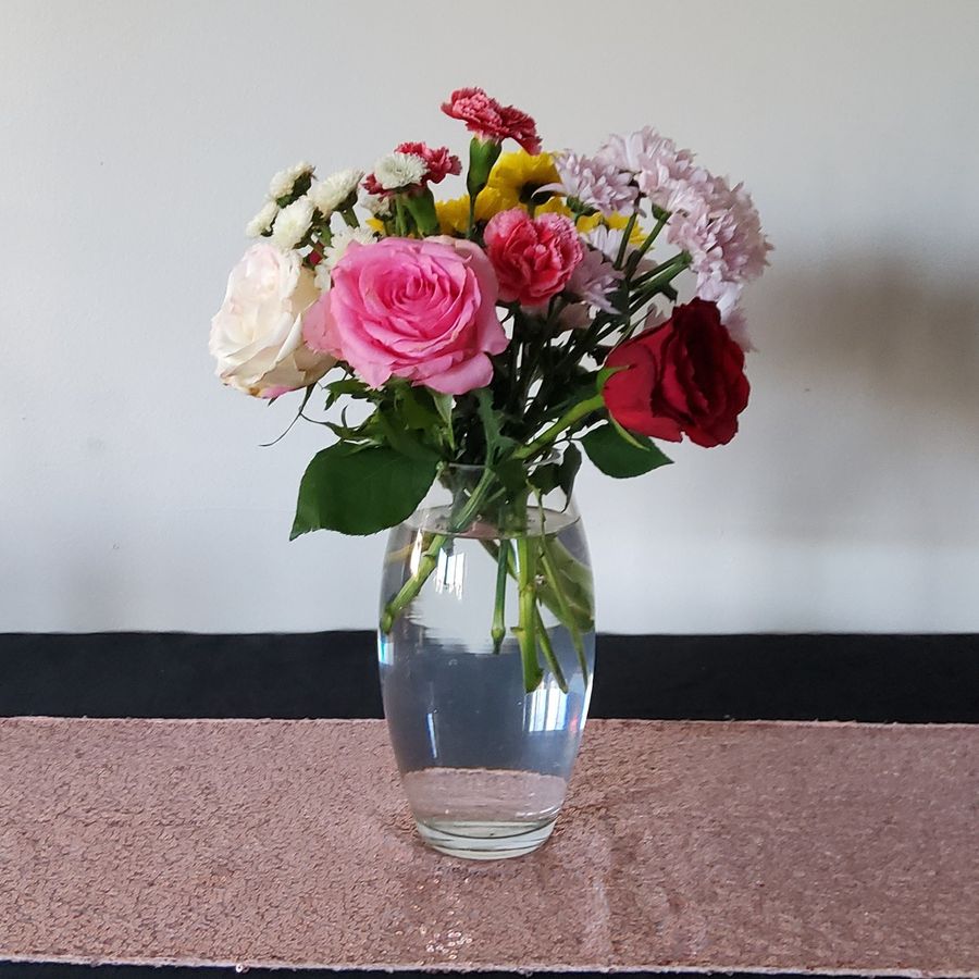 Glass Bouquet Vase